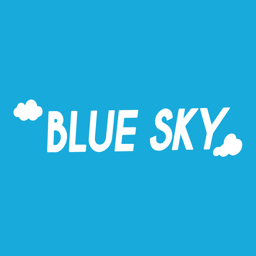 Blue Sky Pizza and Kebab logo.